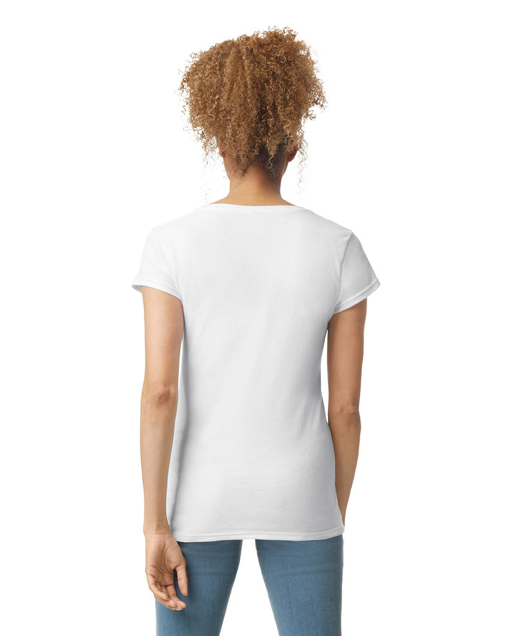 Short sleeve V-neck T-shirt, feminine, fitted silhouette - You are enough - Free delivery