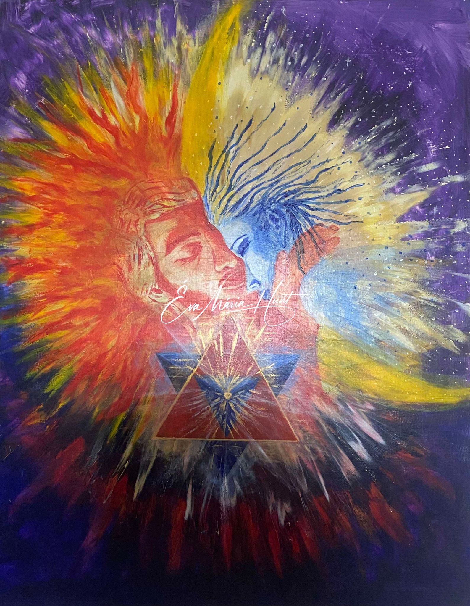 Eternal Love - Sacred Longing - Fine Art Print 27.94 x 35.56 cm / 11 x 14 inches- Free delivery