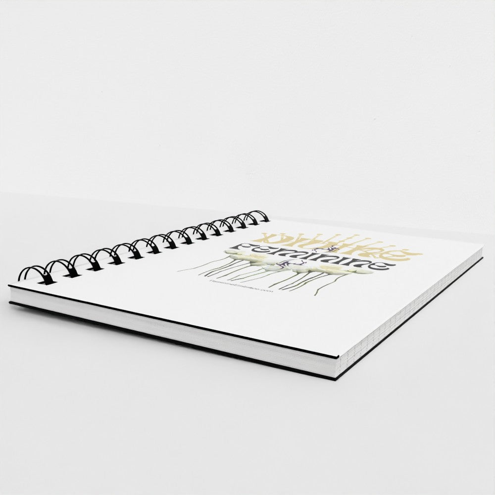 A5 Spiral notebook - Divine Feminine - 5.8x8.3" / 14.8x21cm - Free delivery