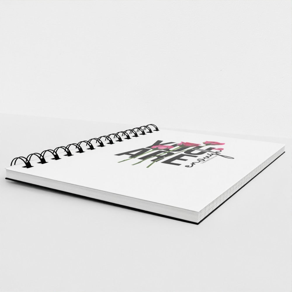 A5 Spiral notebook -You are Enough - 5.8x8.3" / 14.8x21cm - Free delivery